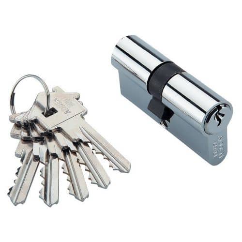 Купить Цилиндр Adden Bau ключевой CYL 5-60 KEY Chrome по низкой цене