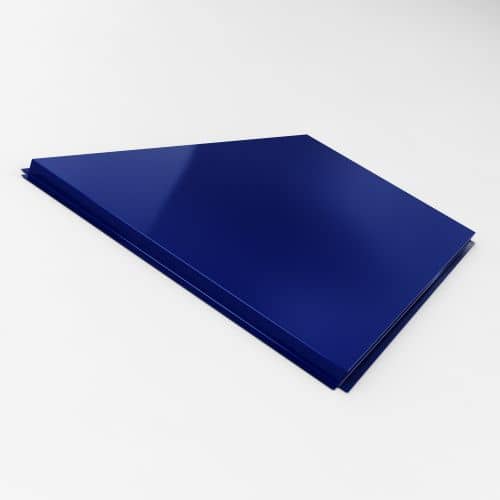 Купить Фасадная кассета Standard прямая 1170х545 мм RAL5002 (ультрамариново-синий цвет) для наружной отделки дома по низкой цене