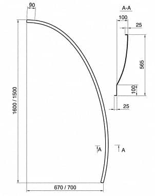 Купить Панель Ravak Avocado L фронтальная для ванны 160 см по низкой цене