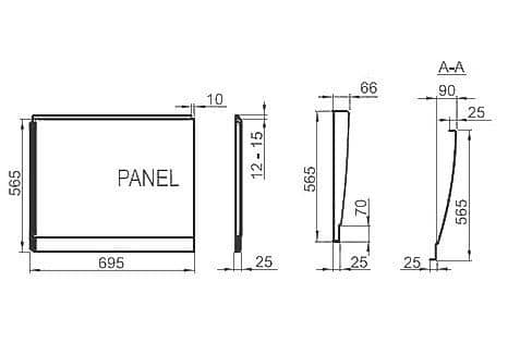 Купить Панель Ravak А Magnolia 75 L боковая для ванны белая по низкой цене