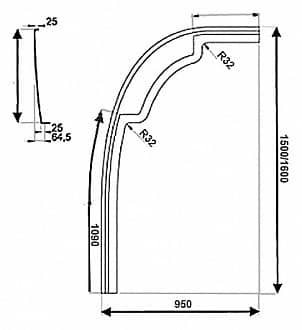 Купить Панель Ravak Rosa 95 L фронтальная для ванны 160 см по низкой цене
