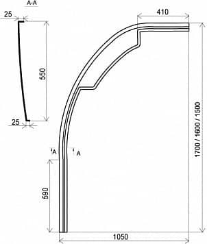 Купить Панель Ravak Rosa II R фронтальная, для ванны, правая 170 см по низкой цене