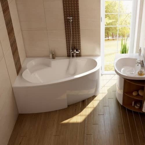 Купить Ванна Ravak Asymmetric акриловая левая белая 1700х1100 мм по низкой цене