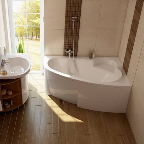 Купить Ванна Ravak Asymmetric акриловая правая белая 1700х1100 мм по низкой цене