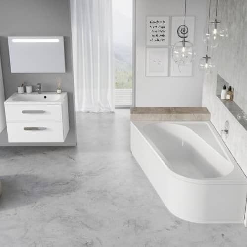 Купить Ванна Ravak Chrome акриловая левая белая 1600х1050 мм по низкой цене