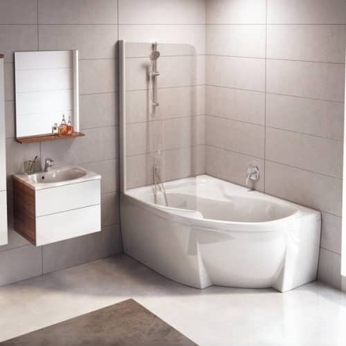 Купить Ванна Ravak Rosa II акриловая левая белая 1500х1050 мм по низкой цене