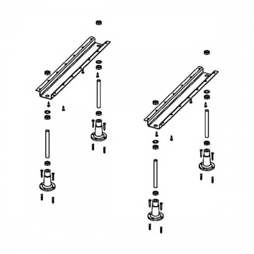 Купить Ножки Riho Lugano POOTSET06 для ванны по низкой цене