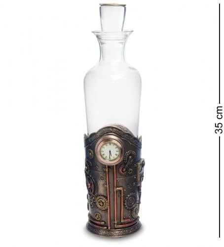 Купить Декантер Veronese Часы наслаждения в стиле стимпанк по низкой цене