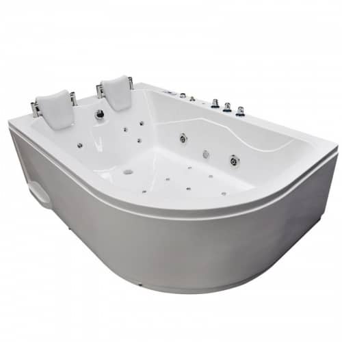 Купить Ванна Grossman GR-18012L акриловая с гидромасажем 180х120 см по низкой цене
