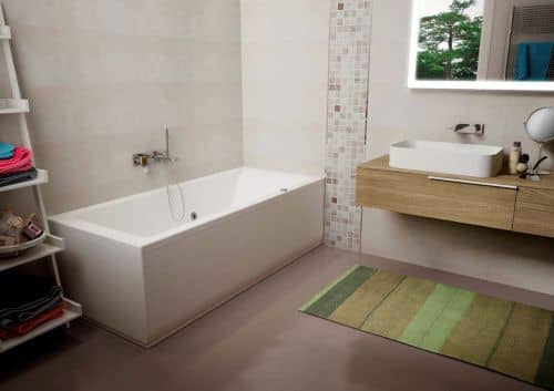Купить Ванна Jacuzzi Lagoon DX акриловая с гидромассажем 170х70 см по низкой цене