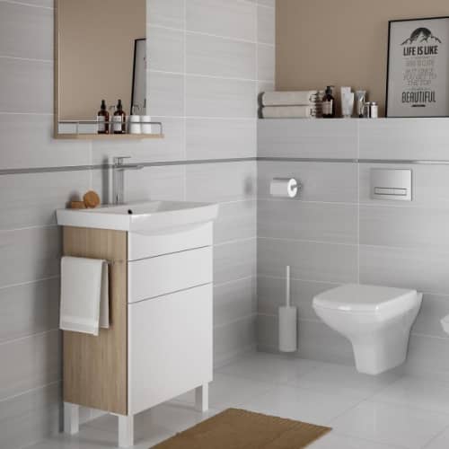 Купить Раковина Cersanit Carina 50 500х390 мм по низкой цене