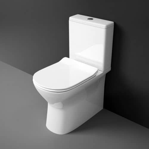 Купить Унитаз Delice Beatrice Compact напольный c сиденьем и бачком микролифт по низкой цене
