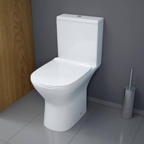 Купить Унитаз Delice Beatrice Compact напольный c сиденьем и бачком микролифт по низкой цене