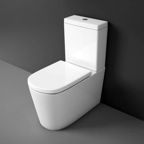 Купить Чаша Delice Lorraine Compact напольного унитаза c сиденьем микролифт по низкой цене