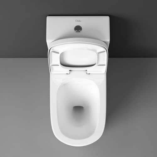 Купить Чаша Delice Lorraine Compact напольного унитаза c сиденьем микролифт по низкой цене