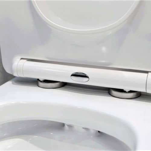 Купить Чаша Delice Lorraine Compact напольного унитаза c сиденьем микролифт по низкой цене