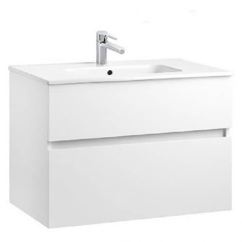 Купить Тумба Gala Jade 7900001 с раковиной подвесная белая по низкой цене