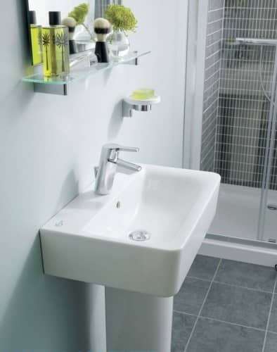 Купить Раковина Ideal Standard Connect Cube E794501 600x460 мм по низкой цене