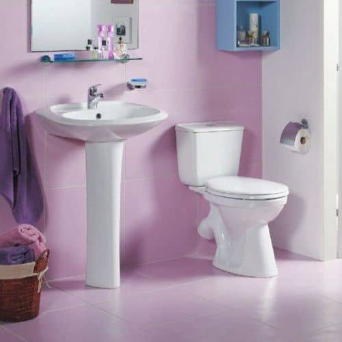 Купить Унитаз-компакт Santek Бриз 1WH302138 с бачком по низкой цене