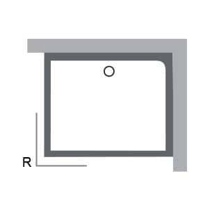 Купить Панель Ravak Gigant Pro R Set фронтальная для поддона, правая, с креплением 110x80 см по низкой цене