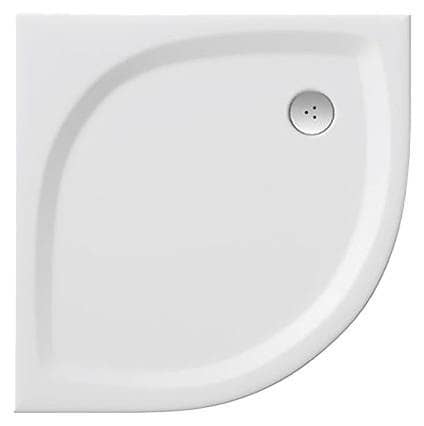 Купить Поддон Ravak Elipso Pro Flat душевой полукруглый 800x800х30 мм по низкой цене