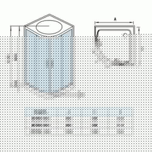 Купить Душевая кабина Weltwasser WW500 Laine 904 900х900х2170 мм по низкой цене
