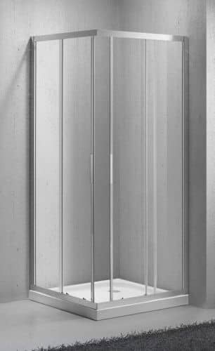 Купить Ограждение BelBagno Sela A-2-90-Ch-Cr душевое 900x900x1900 мм по низкой цене