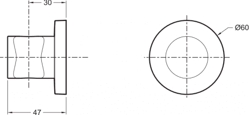 Купить Держатель Jacob Delafon Modulo 8466D-CP для душа по низкой цене