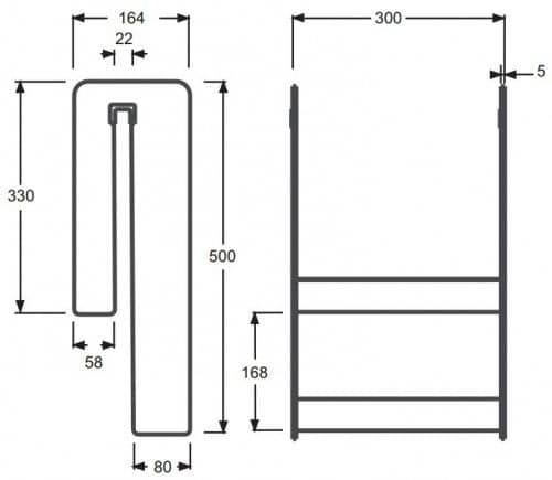 Купить Полка Jacob Delafon Contra E6D070-00 белая по низкой цене