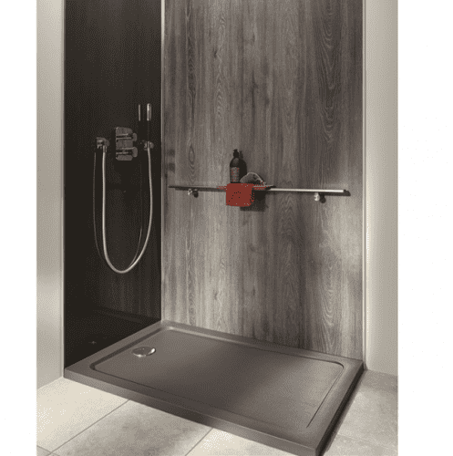 Купить Поддон Jacob Delafon Flight Safe Couleur E62447-F-M53 душевой прямоугольный матовый антрацит 1000х800х40 мм по низкой цене