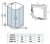 душевая кабина weltwasser ww500 werra 801 800х800х2170 мм Купить Душевая кабина Weltwasser WW500 Werra 801 800х800х2170 мм по низкой цене