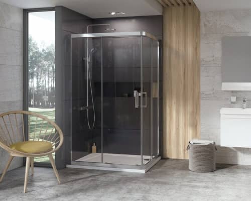 Купить Душевой уголок Ravak 10 градусов 10RV2K-110 квадратный Transparent сатин по низкой цене