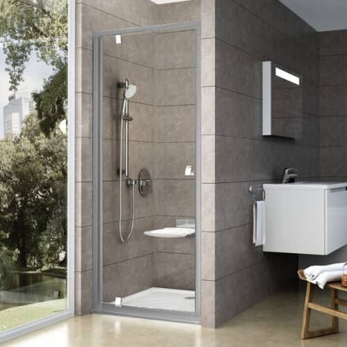 Купить Дверь Ravak Pivot PDOP1-80 Transparent душевая блестящая по низкой цене