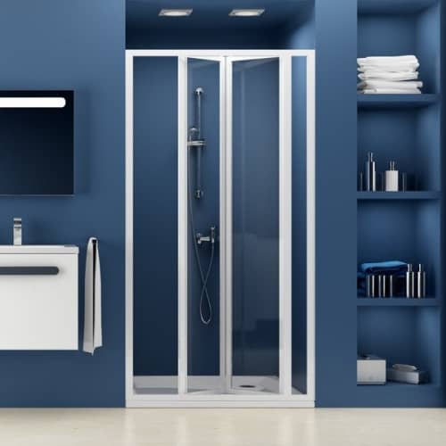 Купить Дверь Ravak Supernova SDZ3-80 Pearl душевая белая по низкой цене