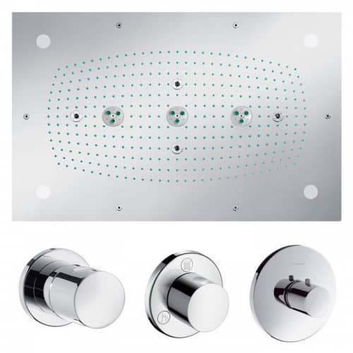 Купить Душ Hansgrohe Raindance Rainmaker 28418000 верхний с подсветкой по низкой цене
