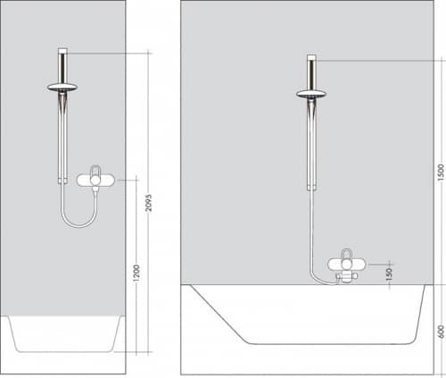 Душевой гарнитур Hansgrohe Croma 100 Multi 27775000