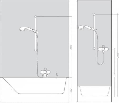 Душевой гарнитур Hansgrohe Croma 100 Vario 27771000