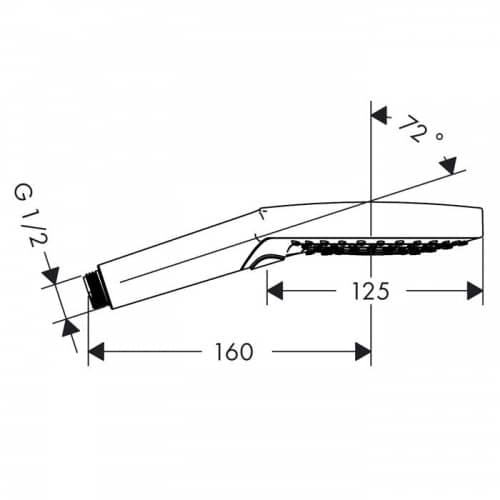 Душевой гарнитур Hansgrohe Raindance Select S 120 26631400