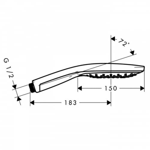Душевой гарнитур Hansgrohe Raindance Select S 150 27803000