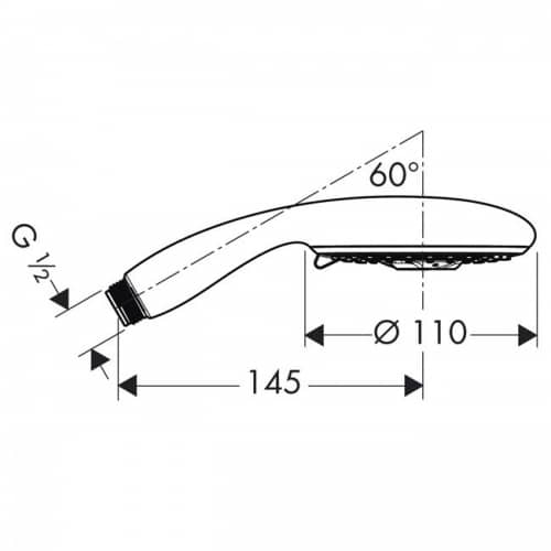 Душевой гарнитур Hansgrohe Raindance E 100 27883000