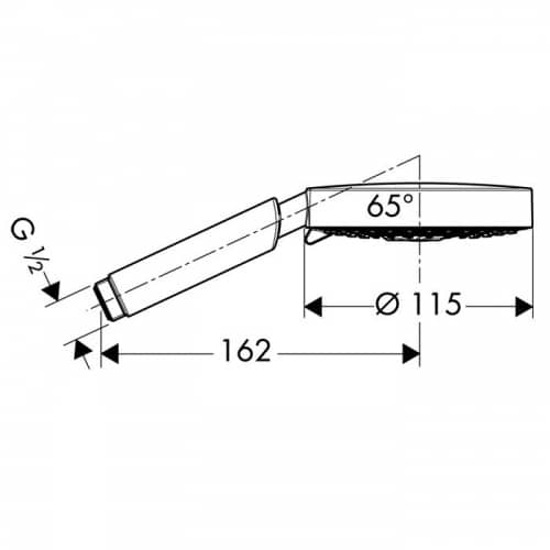 Душевой гарнитур Hansgrohe Raindance S 120 27886000