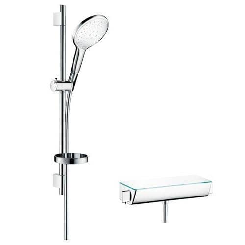 Душевой гарнитур Hansgrohe Raindance Select S 150 27036400 с термостатом хром/белый