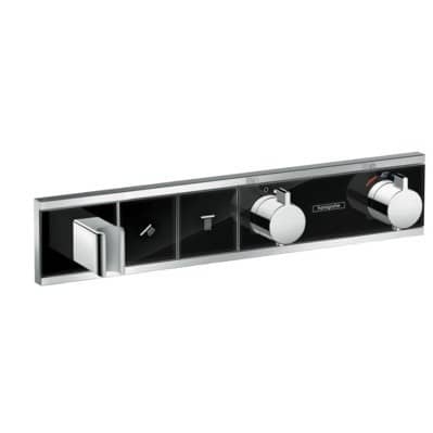 Термостат для душа Hansgrohe RainSelect 15355600 черный/хром