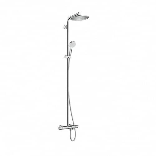 Купить Стойка Hansgrohe Crometta S 1 jet Showerpipe 27320000 душевая с термостатом по низкой цене