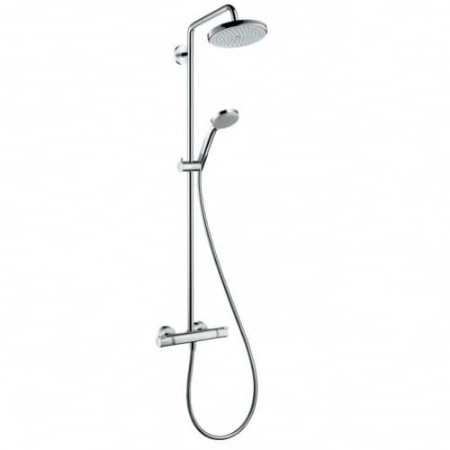 Купить Стойка Hansgrohe Croma Showerpipe 1jet EcoSmart 27188000 душевая с термостатом по низкой цене