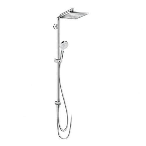 Купить Стойка Hansgrohe Crometta E 1 jet EcoSmart 27289000 душевая по низкой цене