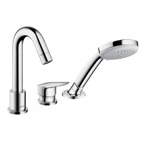 Купить Смеситель Hansgrohe Logis 71310000 на борт ванны по низкой цене