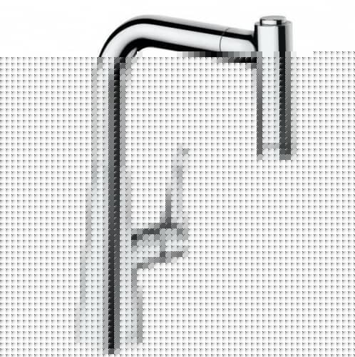Купить Смеситель Hansgrohe Metris 220 14834000 для кухни с выдвижным изливом по низкой цене