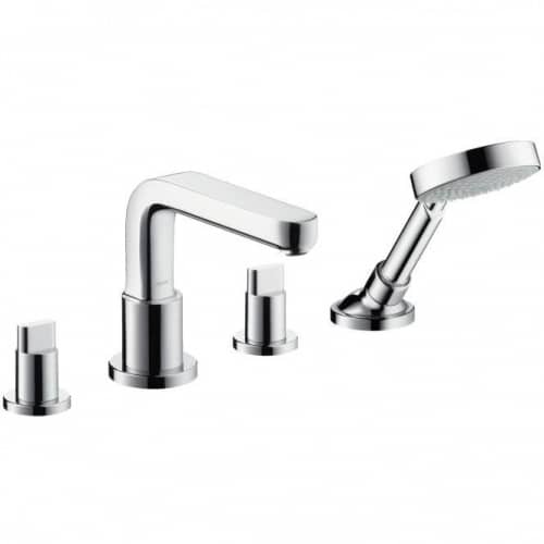 Купить Смеситель Hansgrohe Metris S 31446000 на борт ванны по низкой цене