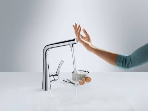 Купить Смеситель Hansgrohe Metris Select 240 14847800 для кухни по низкой цене